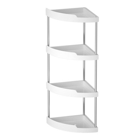 Угловая полка для ванной комнаты фотография