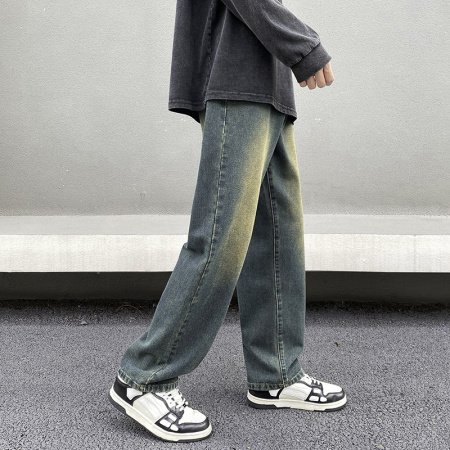 Джинсы мужские 2024 осенние новинки изображение