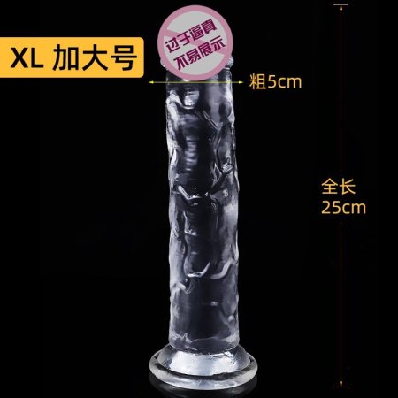 Прозрачный фаллоимитатор различных размеров фото