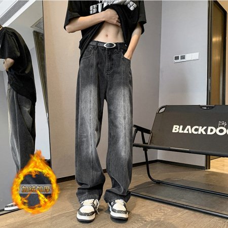 Мужские джинсы в стиле Vibe с черным градиентом фотография