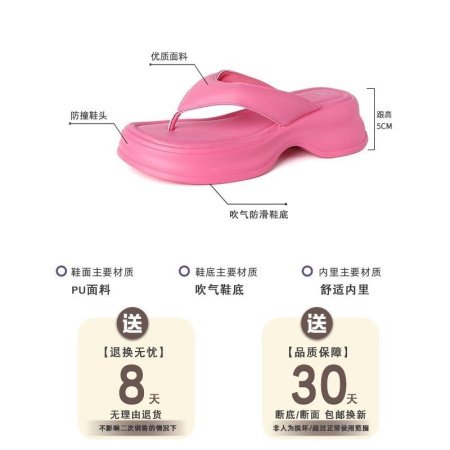 Женские летние туфли с толстой подошвой изображение