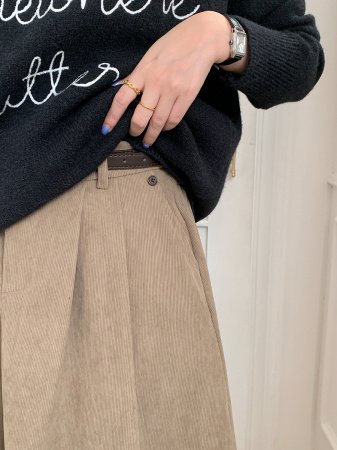 Женская длинная юбка с высокой талией и резинкой фотография