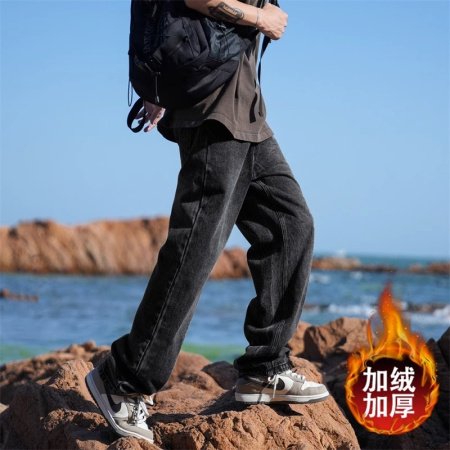 NASA мужские джинсы весна-осень 2024 фото