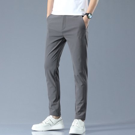 Мужские брюки прямого кроя летние бизнес-костюмы изображение