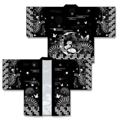 Китайская традиционная одежда с рисунком волны и карпа фотография