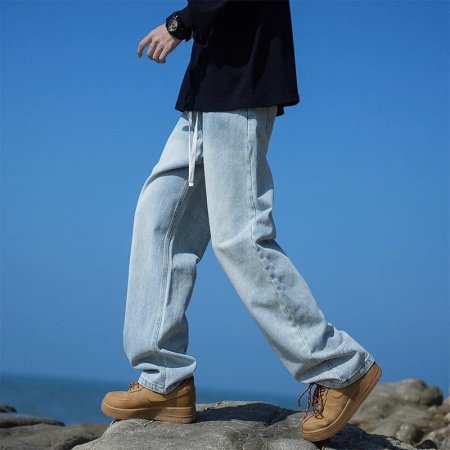 NASA мужские джинсы весна-осень 2024 фото