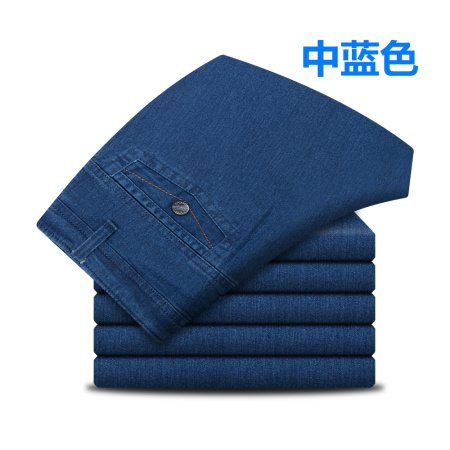 Мужские джинсы прямого кроя весна-лето фотография