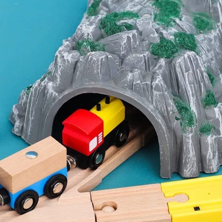 Городская железная дорога игрушечный автомобильный набор изображение
