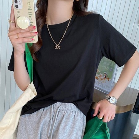 Женская футболка V-образный вырез белая 2024 лето фото