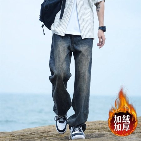 NASA мужские джинсы весна-осень 2024 фото