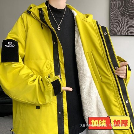 Мужская трехв одная ветровка с капюшоном изображение