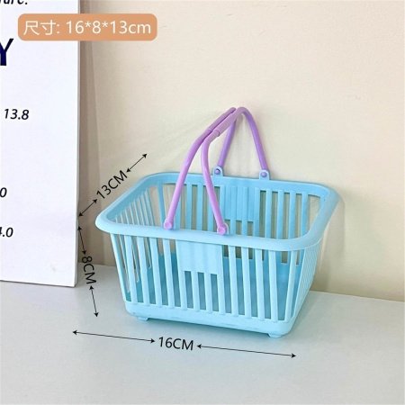 Многоцветная корзина для хранения фото