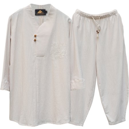 Китайский мужской костюм в стиле Чан с элементами древней китайской одежды фото