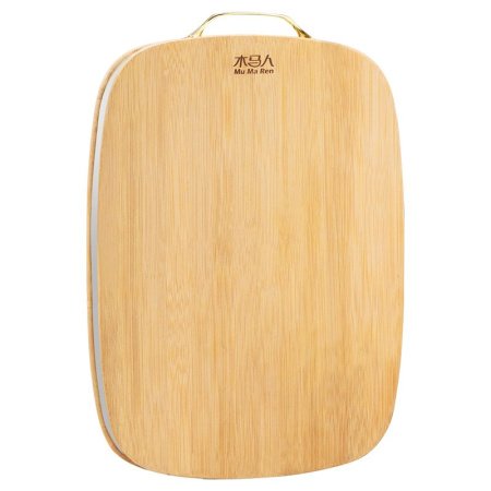 Мини доска для резки из натурального бамбука фотография
