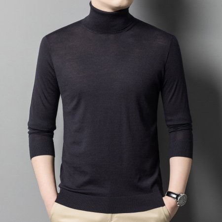 Мужской свитер из тонкой шерсти фото