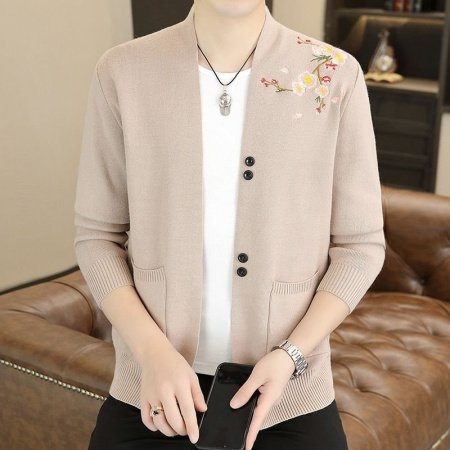 Мужская кардиган с вышивкой фотография