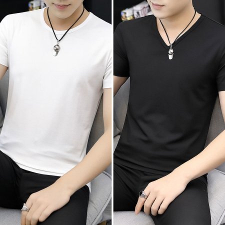 Мужская футболка из модала и льна изображение