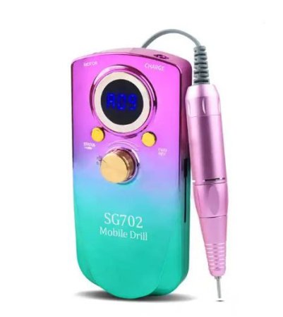 Электрическая полировальная машинка для ногтей - GO-AM-6/gradient pink/ К20 / В13 детальное фото