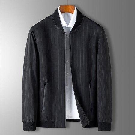 Куртка для мужчин среднего возраста в стиле папа весенне-осенняя фото