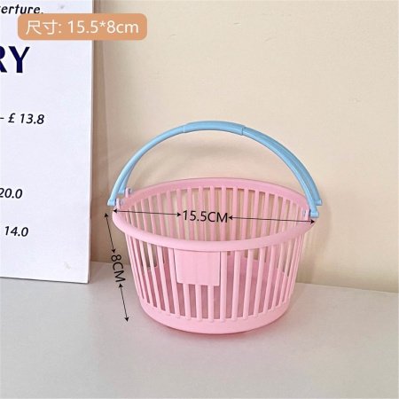 Многоцветная корзина для хранения фото