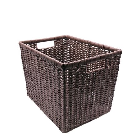 Стильная корзина для белья и игрушек фото