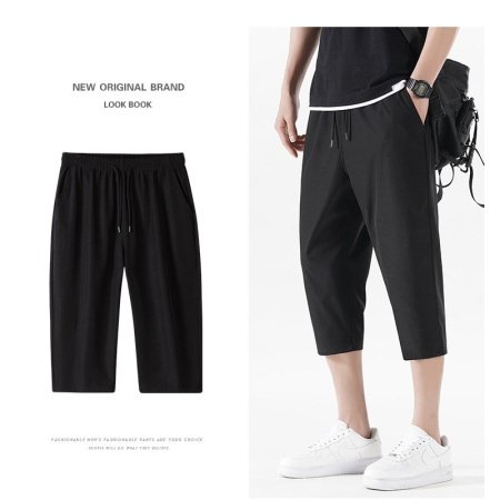 Мужские летние брюки из легкого льняного материала фотография