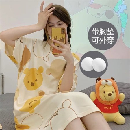 Летнее платье с коротким рукавом и подкладкой для дома фото
