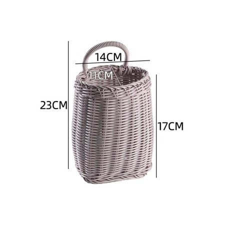 Плетеная корзина для хранения фотография