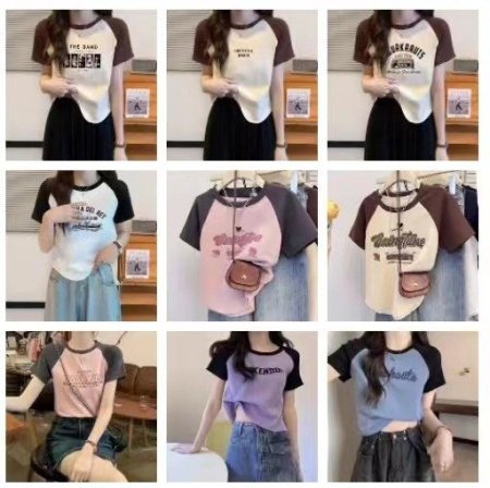 Женская футболка из чистого хлопка изображение