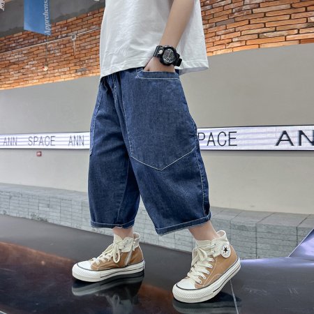 Джинсы для мальчиков 7/8 лет фотография