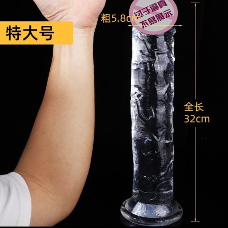 Прозрачный фаллоимитатор различных размеров фото