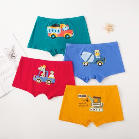 Детские трусы с рисунком из хлопка фотография