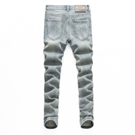 Мужские джинсы с монстром фото