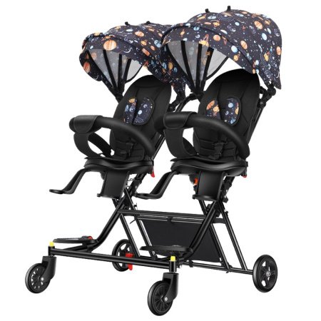 Детская коляска для двойни COOLBABY STROLLER фотография
