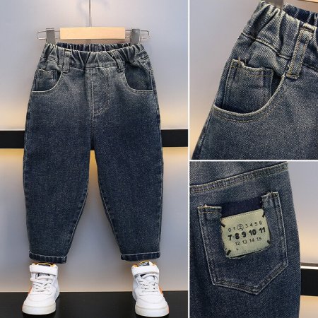 Детские джинсы в стиле ханбок для мальчиков изображение