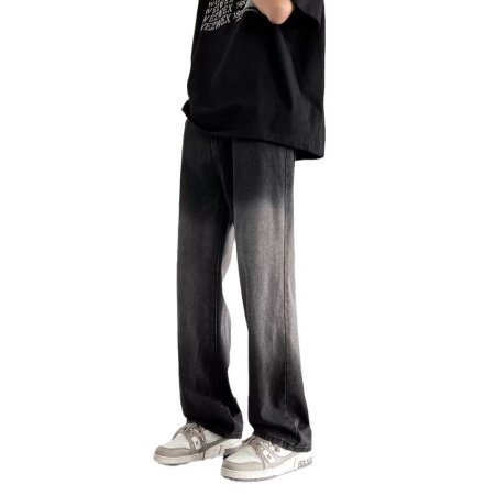 Женские джинсы с постепенным переходом цвета фото