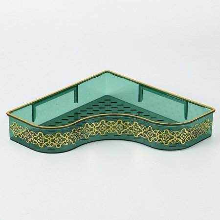 Полка для ванной комнаты и кухни с золотым тиснением фотография