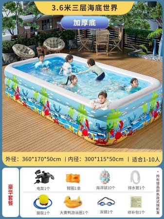 Надувной бассейн для дома и улицы фото