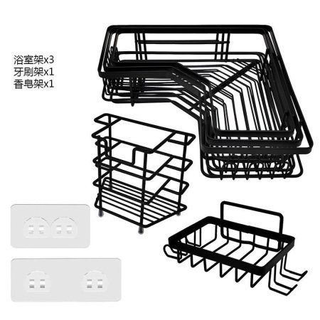 Угловая полка для душа фотография