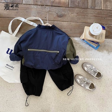 Детская куртка для мальчика 2023 новая модель изображение