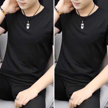 Мужская футболка из модала и льна изображение