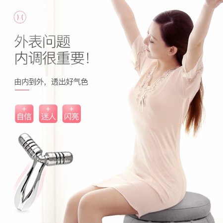 Китайский массажный аппарат для терапии моксой V-образный фото