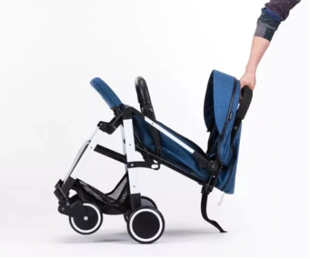 Коляска детская GO-KO-308- dark blue / К1 / В8 фото