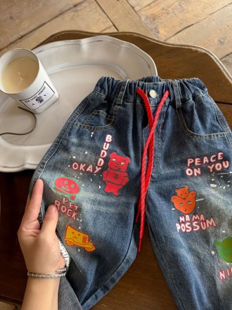 Детские джинсы Ququ Gugu 2024 лето фотография