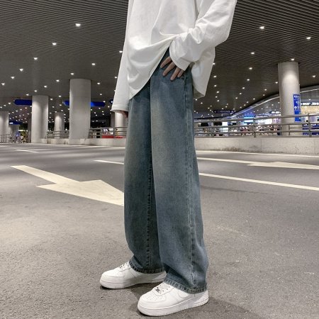 Мужские джинсы 2024 винтажного стиля фотография