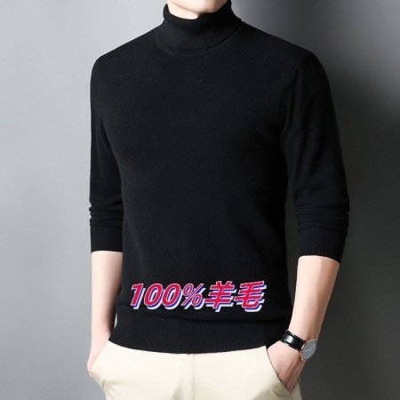 Мужской свитер из 100% шерсти фотография