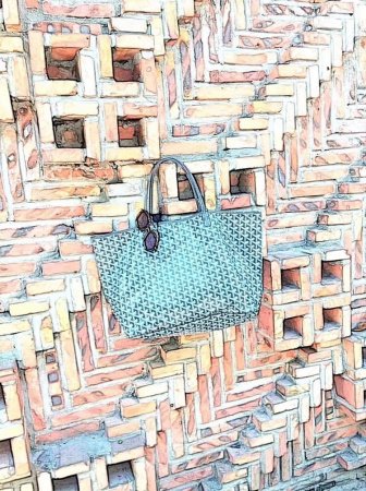 Goyard Тот-бэг из натуральной кожи фото