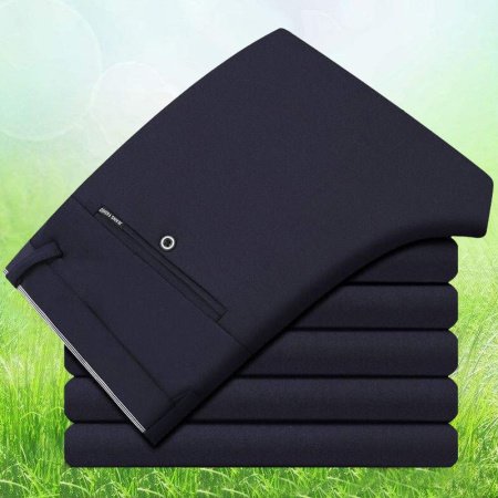 Мужские брюки в стиле ханбан с высокой посадкой фотография