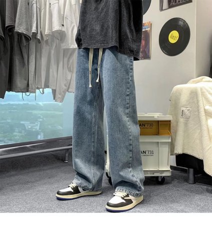 Мужские джинсы в стиле американского вайба фото