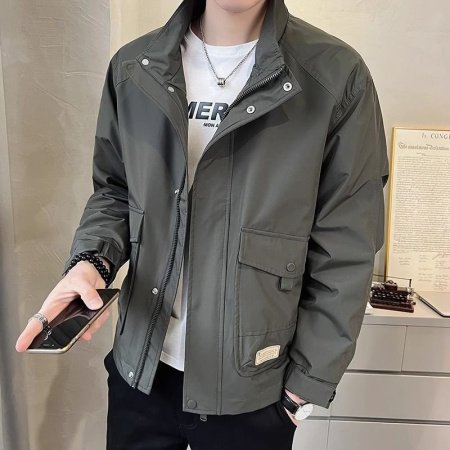 Мужская куртка 2024 новая весна и осень фото